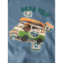 NAME IT Sweatshirt Voto Blue Mirage Road Trip